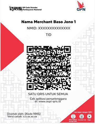 Contoh QRIS biasa